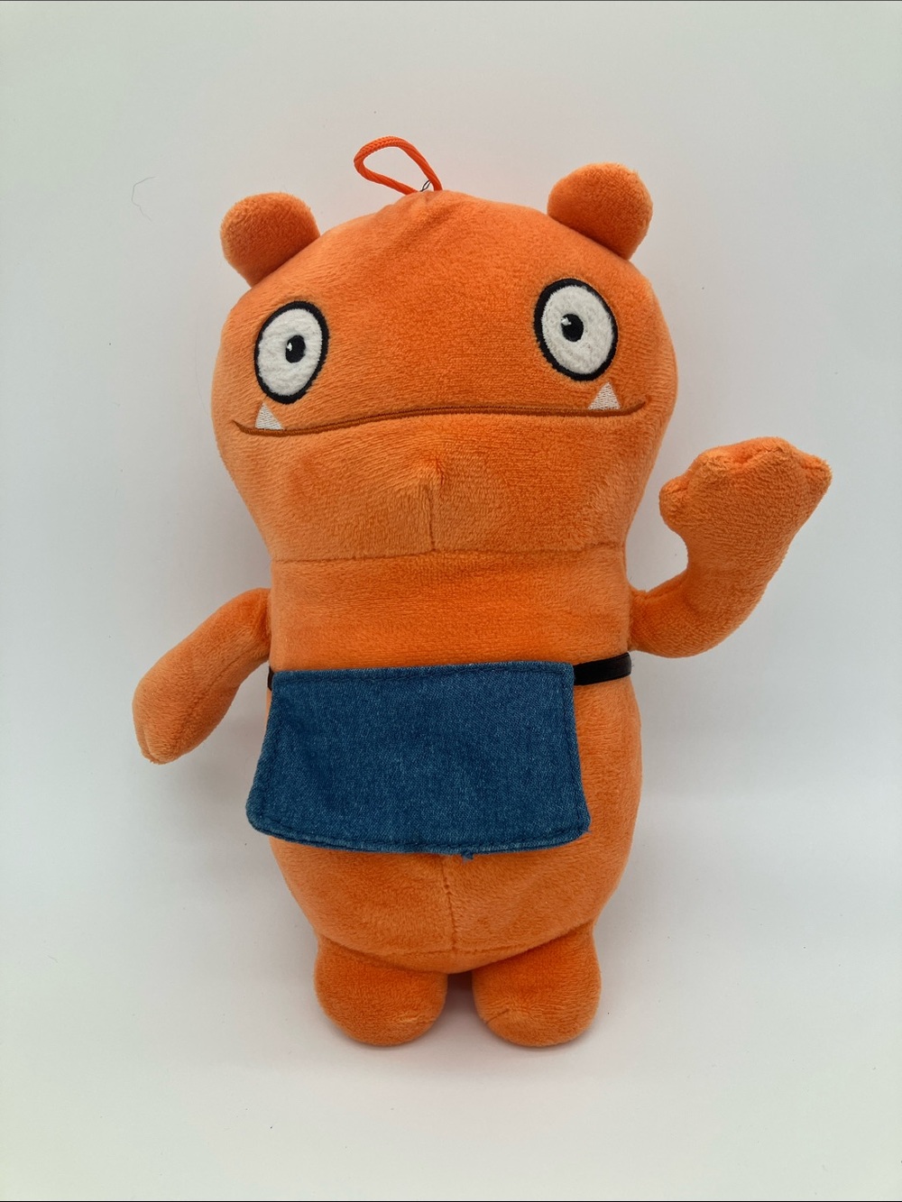 Ugly Dolls Wage Orange Monster Plush Toy Blue Apron Stuffed Animal